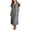 .Gray, variant on Akafmk Women's Lace Sleepwear Dress, Ribbed Knit Pajama V Neck Nightgown Casual Elegant Home Wear