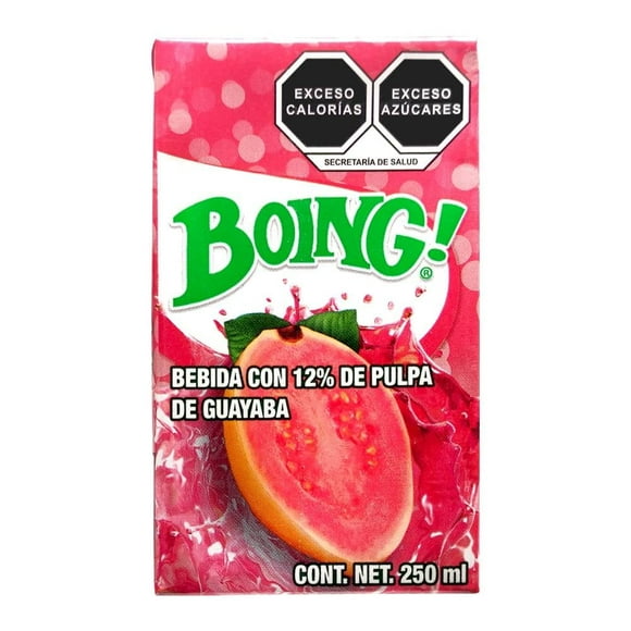 Bebida Boing con 12% de pulpa de guayaba 250 ml