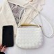 thumbnail image 3 of Bolso bandolera para mujer, bolso de cubo de PU tejido, bolso de compras impermeable (blanco) Tmvgtek Para Estrenar, 3 of 4