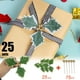 thumbnail image 1 of Artificial Holly Garland with Red Berries for Christmas Tree and Gift Box Decoration - 25 Sets of Reusable Festive Greenery, 1 of 9