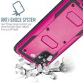 thumbnail image 3 of for Samsung Galaxy A71 5G (NOT FOR SAMSUNG A71) Phone Case Dual Layer Full-Body Rugged Clear Back Case Drop Resistant Shockproof Case with Built In Screen Protector (Pink), 3 of 4