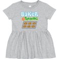 thumbnail image 3 of Inktastic Baker in Training Baking Girls Baby Dress, 3 of 5