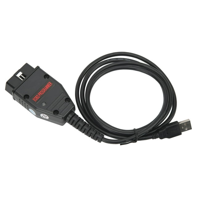 EOBD ECU Flashing Cable, USB Interface Multi Languages OBD2 Diagnostic Adapter ABS For Car Maintenance