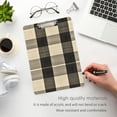 thumbnail image 5 of ALAZA Plastic Clipboard A4 Letter Size Decorative Clipboards for Students Women Men 9" x 12.5" Checkered Pattern-e5, 5 of 6