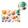 thumbnail image 2 of EeaseCA 1Pc Nine Planets Wall Sticker Creative Kids Room Decal Colorful Home Decoration, 2 of 8