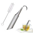thumbnail image 1 of Stainless Steel Tea Leak Tea Maker (with Brush), 1 of 5