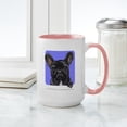 thumbnail image 4 of CafePress - Black French Bulldog Lover Large Mug - 15 oz Ceramic Large White Novelty Mug, 4 of 4