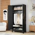 thumbnail image 2 of ERO Armoire et Garde-Robe en Acier de 70,9 Po avec Tringle et Tablettes Ajustables, 2 of 6