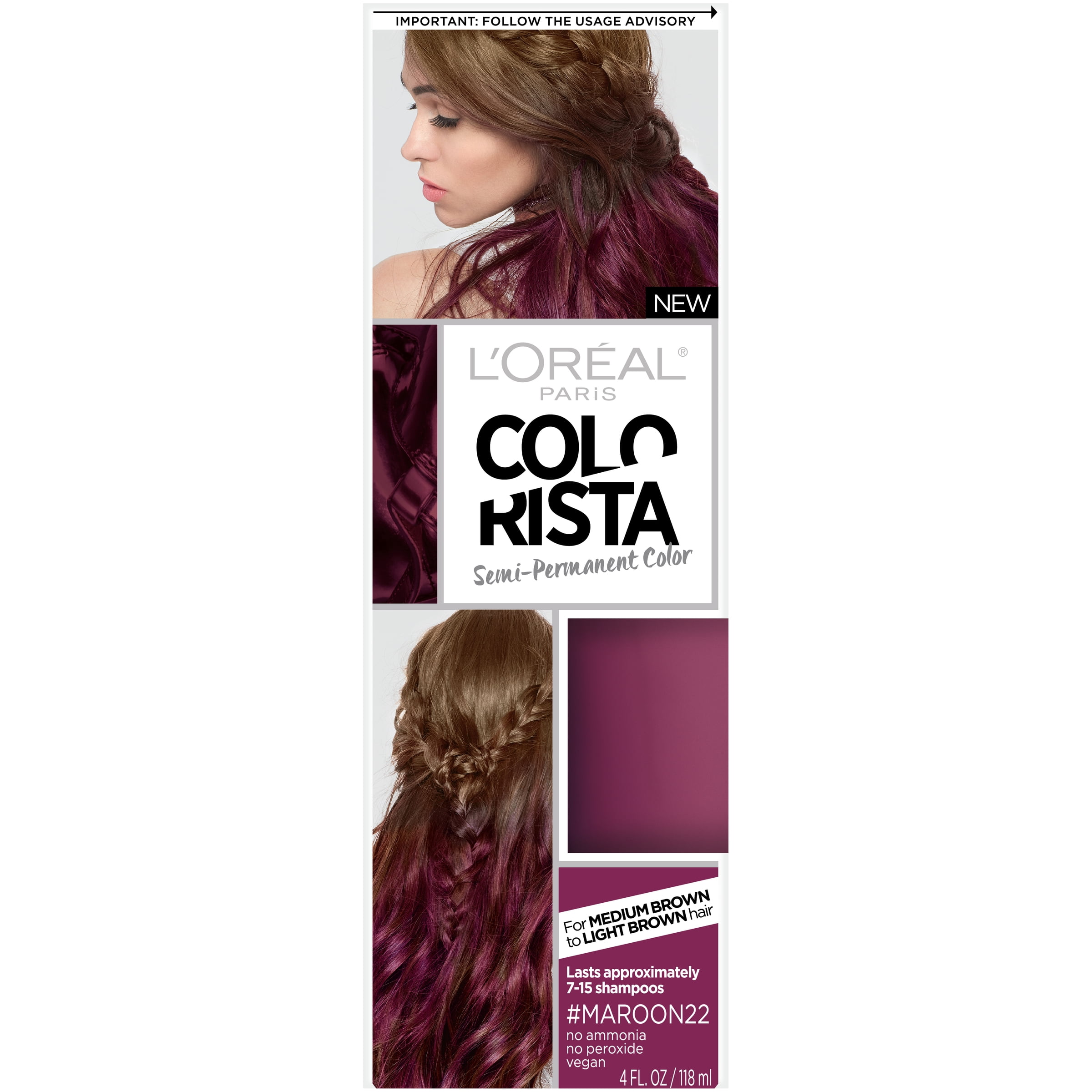 L Oreal Paris Colorista Semi Permanent Hair Color For