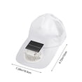 thumbnail image 3 of Dianli Chapeau de Voyage avec Protection Solaire, Ventilateur Solaire USB Rechargeable, Chapeau de Protection Solaire Réglable pour Randonnée, Plage, Camping, Ombrage, 3 of 6