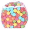 thumbnail image 1 of BalanceFrom 400-Count Play Pit Balls Toy Set for Kids with Mesh Bags, Rainbow Colors, 1 of 10