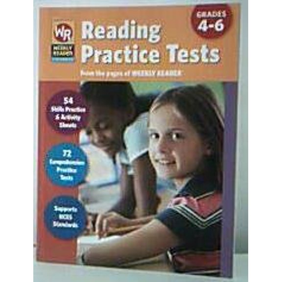 Pre-Owned Reading Practice Tests Grade 4-6 (Weekly Reader, WR212)