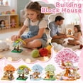 thumbnail image 3 of Cherry Blossom Tree House Building Set, 690Pcs Sakura Tree House Architecture Model Kit, Creative Desk Decor Birthday Gifts, 3 of 8