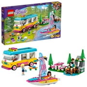 LEGO Friends Forest Camper Van and Sailboat 41681 Building Toy; Forest Toy (487 Pieces)