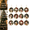 C#014, variant on 12PCS Christmas Ornaments DIY Pearl Diamond Art Kits for Adults, 5D Diamond Painting Craft Ornament Set with Twine, Perfect for Christmas Tree Window Mantel Holiday Decoration