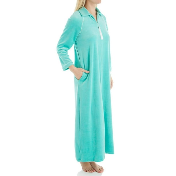 Amanda Rich Women's Amanda Rich 60737 Velour Zip Front Robe