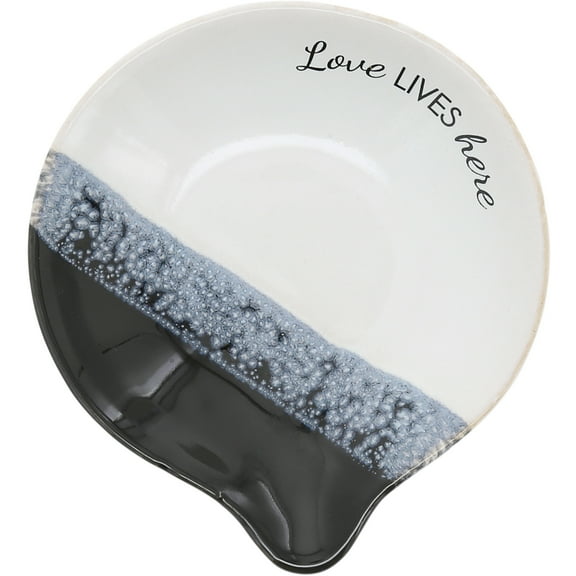 Pavilion Gift Company - Love Lives Here - 4" Spoon Rest