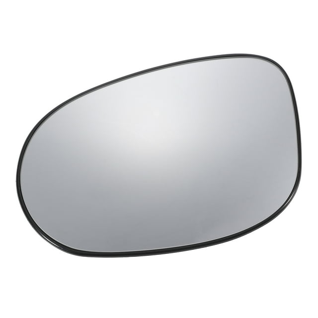 Reemplazo de vidrio de espejo retrovisor convexo del lado del conductor izquierdo, vidrio blanco no calefaccionado con respaldo, adecuado para ford