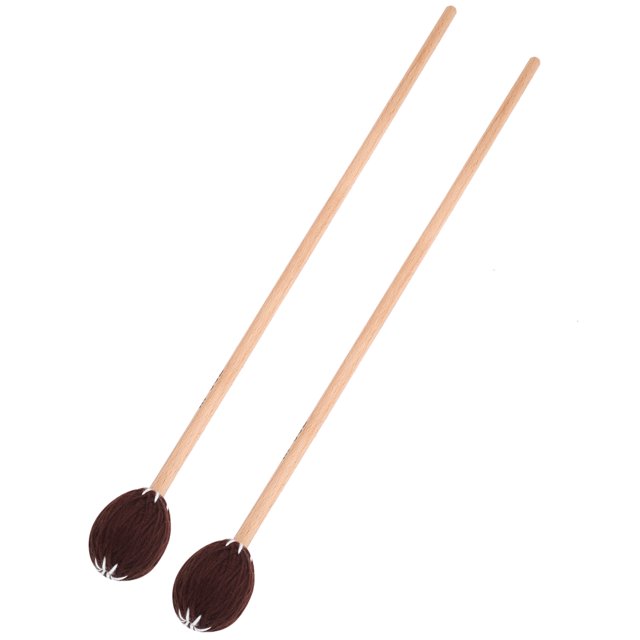 Nylon Inner Core Exquisite Workmanship Beech Handle Marimba Mallets, Xylophone Mallets, Marimba Stick Mallets, Exquisite For Musician Player Coffee,Purple