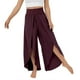 thumbnail image 1 of Leggings de color liso para mujer, pantalones de salón de cintura alta, adecuados para reuniones de amigos., 1 of 5