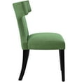thumbnail image 3 of Modway Curve Fabric Dining Chair in Kelly Green, 3 of 4