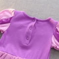 thumbnail image 6 of WIBACKER 3-18M Infant Baby Girls Princess Romper Onesie Dress Bodysuit with Headband Toddler Christmas Halloween Birthday Dresses, 6 of 12