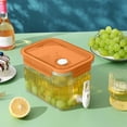 thumbnail image 1 of SuoKom 2.5L Large Capacity Plastic Beverage Dispenser, Beverage Dispenser with Faucet Ice Lemonade Container with Lid, Fruit Teapot Lemonade Milk Bucket Drink, 1 of 9