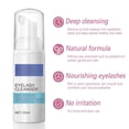 thumbnail image 3 of Eyelash & Eyebrow Cleansing Lash Extension Cleanser 50ml Gentle & Easy To Rinse Travel Face Wash, 3 of 8