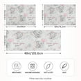 thumbnail image 2 of Yayeee Pillowcase Standard Size Set of 2 Satin Wrinkle Resistant Pillow Case, Cartoon Elephant, 2 of 8