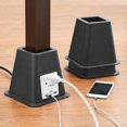 Mainstays Bed Risers with USB Power Ports