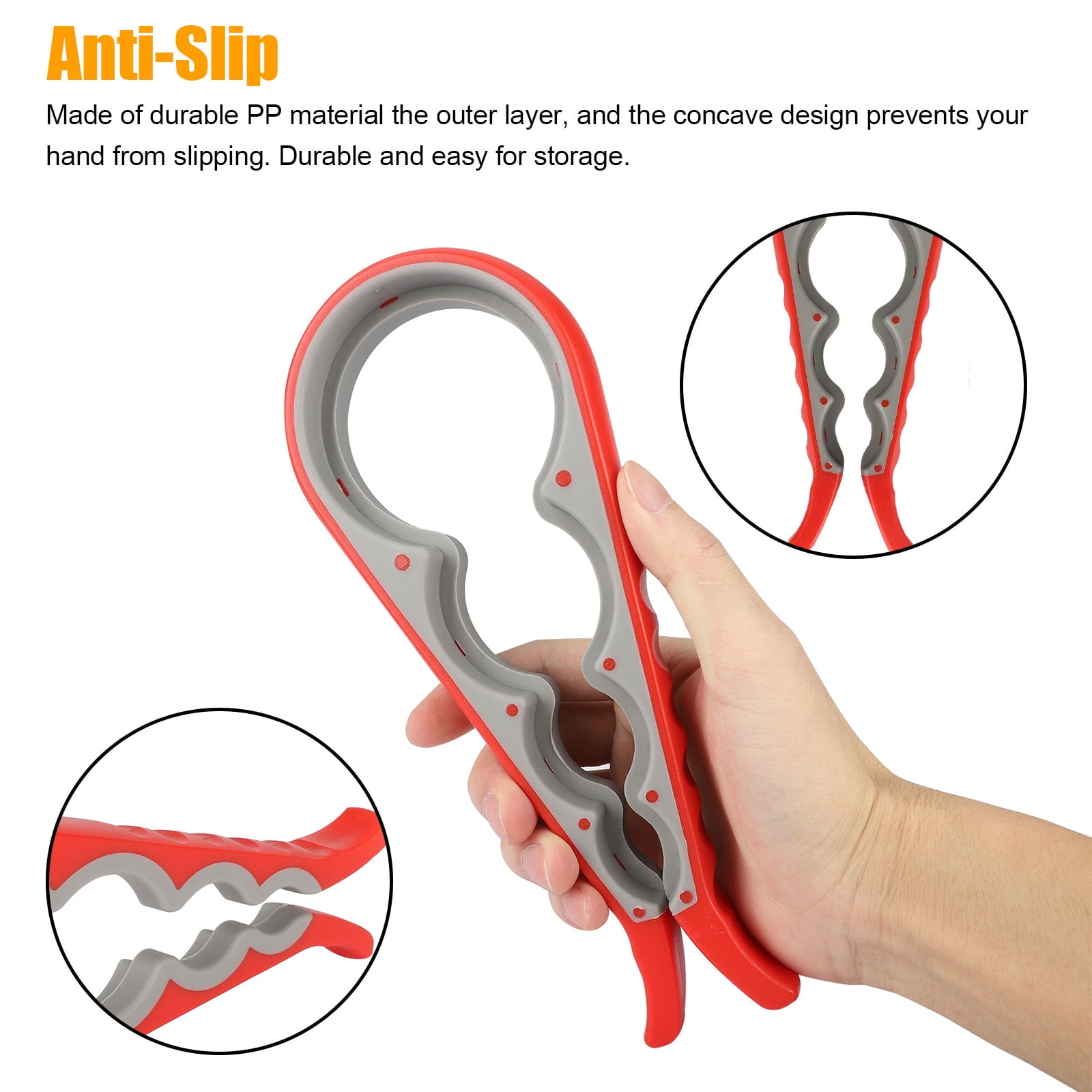 Easy Jar Opener - 4-in-1 Rubber Grip Tool for Quick Lid Removal – Grow Your  Pantry