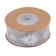 thumbnail image 2 of simhoa 10 Meters 25mm Satin Ribbon Multi-Purposes Christmas Ribbon white, 2 of 8