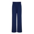 thumbnail image 5 of Hansber Kids Boys Girls Adaptive Sweatpants Tear Away Pants with Zipper Side Full Open Leg Surgery Trousers Navy Blue 14, 5 of 6