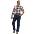 thumbnail image 4 of Atlas For Men Mens Checked Flannel Shirt, 4 of 4
