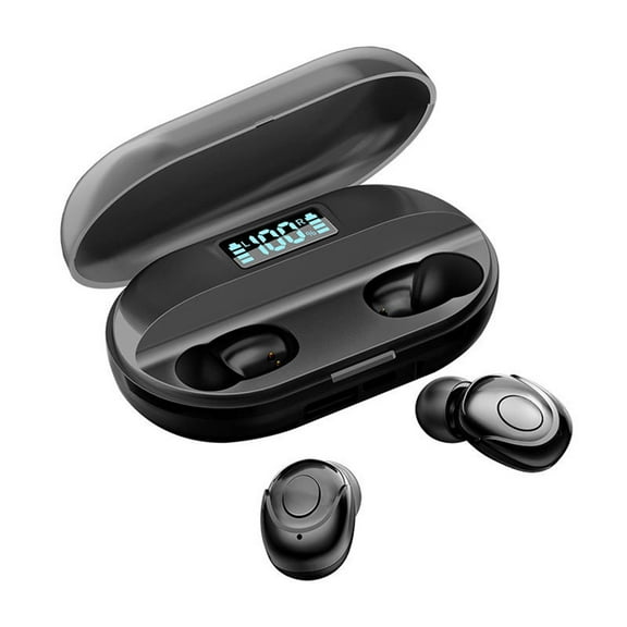 Utoimkio Bluetooth Headphones Wireless Earbuds Touch Control with Wireless Charging Case Waterproof Stereo Earphones in-Ear Built-in Mic Headset Premium Deep Bass for Sport