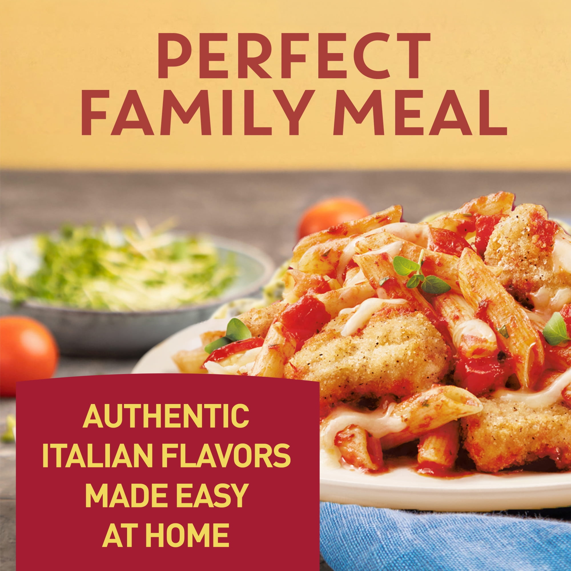 Bertolli Chicken Parmigiana & Penne, Family Size, Frozen Meal, 36 oz.
