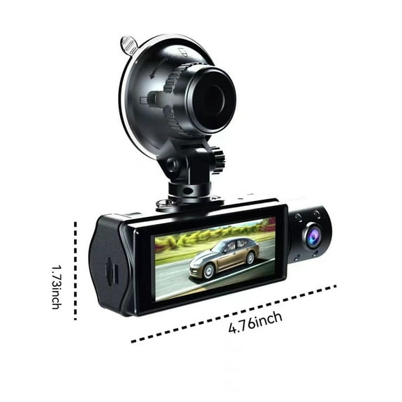 Dash Camera,1080p Dvr Camera Support Clear Collision Screen 170° Wide Clear Collision Loop Ips Screen 170° Inch Ips Screen With 3.16 Inch 3.16 Inch Ips Fapao Car Dvr Siuke Black Dual Camera