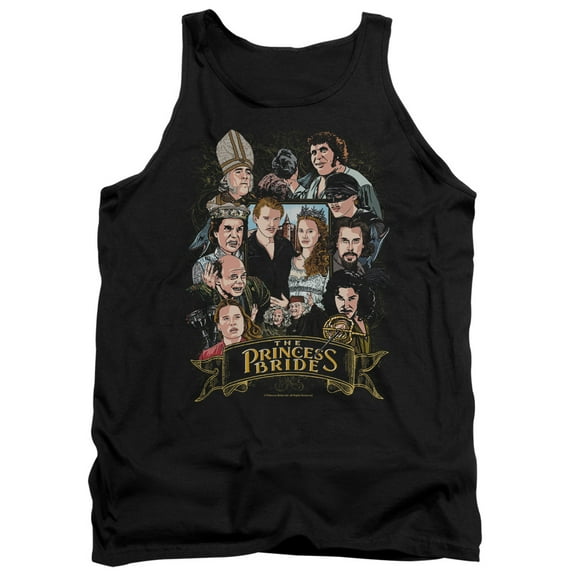 princess bride timeless mens tank top shirt (black, xx-large)