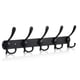 thumbnail image 4 of Coat Rack Wall Mounted 5 Tri Hooks Heavy-duty Non-slip Coat Hook Home Wall Hanger, 4 of 5