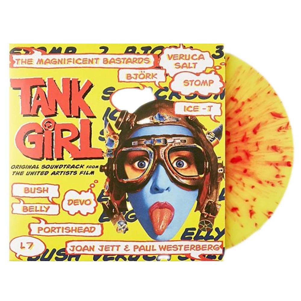 Tank Girl Original Soundtrack From The United Artists Film Limited LP Exclusive Yellow w/ Red