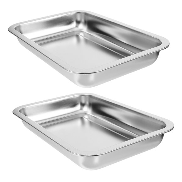SOPOTUTU 2Ud Caja De Arena Para De Metal Plateado Ideal Para Entrenamiento Y Uso Diario