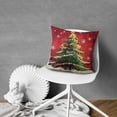 thumbnail image 7 of Merry Christmas Tree Winter Snowfalke Throw Pillow Case Modern Throw Pillow Case Set of 4 Vintage Throw Cushion Case for Couch Sofa Bed Farmhouse, 7 of 7