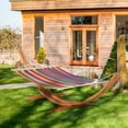 thumbnail image 6 of Outsunny Extra Large Hammock with Stand, Rainbow, 6 of 9