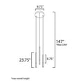 thumbnail image 5 of E11023-95GLD-ET2 Lighting-Diaphane - 23.75 Inch 15W 3 LED Pendant-Gold Finish, 5 of 5