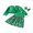 Green, variant on RUINIXCW Toddler Baby Girl Christmas Dress and Cardigan Set Xmas Outfit Infant Baby Girls Fall Winter Sleeveless Tank Dress Long Sleeve Cardigan Headband