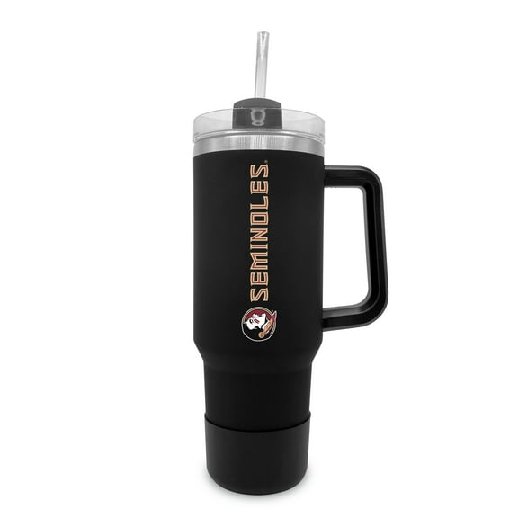 Florida State Seminoles 40oz. Stainless Tumbler with Handle & Removable Straw