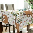 thumbnail image 2 of GZHJMY Cute Sloth Square Tablecloth, Waterproof Stain Wrinkle Resistant Washable Polyester Table Cover for Picnic Dinner Holiday Kitchen Party Decor, 54 x 54 in Home Decor, 2 of 7