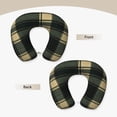 thumbnail image 3 of Travel Pillow Memory Foam, Head Neck Support Airplane Pillow For Traveling, Car, Home, Travel Neck Flight Pillow 12 Inches Springgreen Buffalo Plaid Check Tartan Scotland_41650_1, 3 of 8
