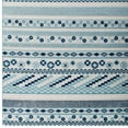 thumbnail image 3 of Modway Reflect 94.5x122" Cadhla Geometric Lattice Area Rug in Ivory and Blue, 3 of 9