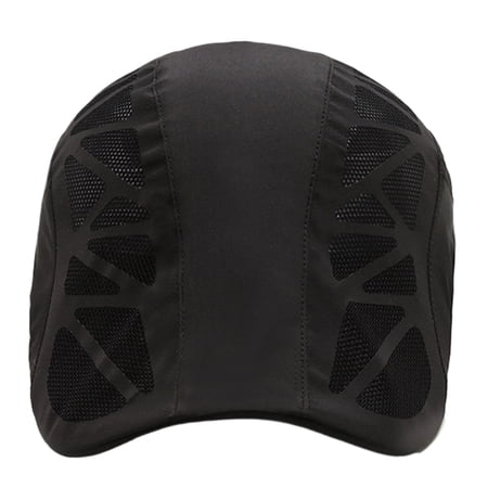 Mens Breathable Meshes Hat Berets Hat Adjustable Fishing Flat Caps Casual Travel Sportswears Cooling Meshes Berets Caps
